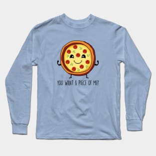 Good mood and pizza Long Sleeve T-Shirt